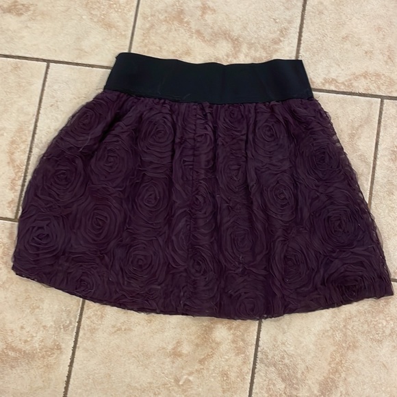 Textured rose purple skirt - Picture 1 of 5